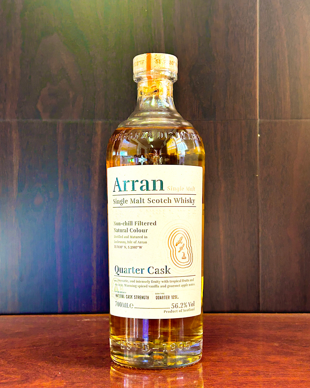 Arran Single Malt Scotch Whisky Quarter Cask