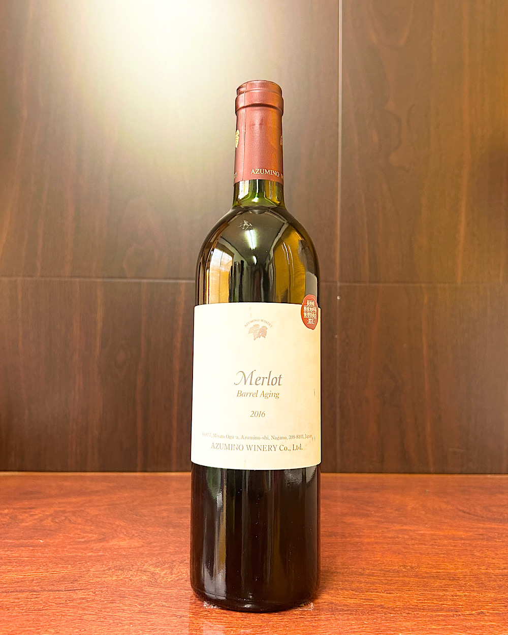 メルロ 樽熟成 2016